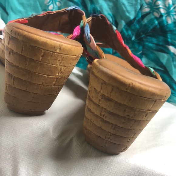 Made in Italy Italian shoemakers wedge sandals 6.5 Tina - Picture 6 of 10